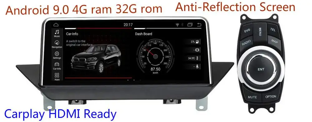 Автомагнитола Carplay 10 25 дюйма Android 9 0 4 Гб ОЗУ 32 ГБ для BMW X1 E84 2009-2015 стерео медиа радио