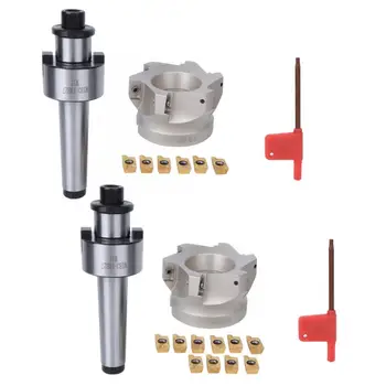 

MTB3-FMB27 Collet Chuck + 80 Milling Cutter + 1604APMT Milling Cutter Inserts lathe tool