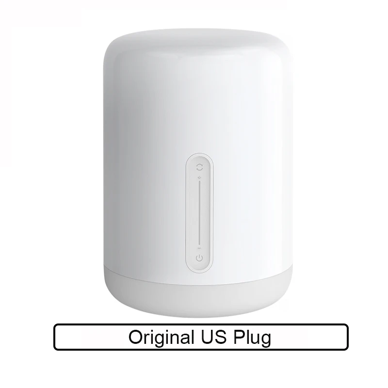 Прикроватный светильник Xiaomi Mijia 2 светильник WiFi/Bluetooth светодиодный светильник работает с Apple HomeKit умный Внутренний Ночной светильник - Цвет: Original US Plug