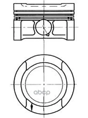94 503 700_поршень! D81x1.2x1.5x2 Std Audi A3/A4, Vw Golf/Passat 1.6 94 Ks 94503700 Ks арт. 94503700