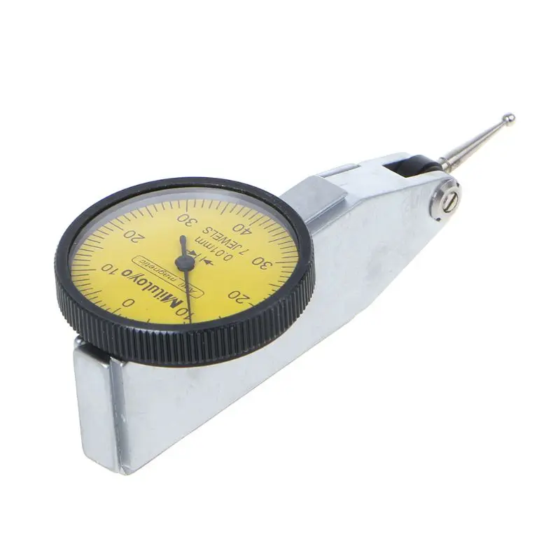 Shanwen измеритель уровня точная шкала метрические ласточкин хвост рельсы 0-0,8 мм Циферблат тестовый индикатор