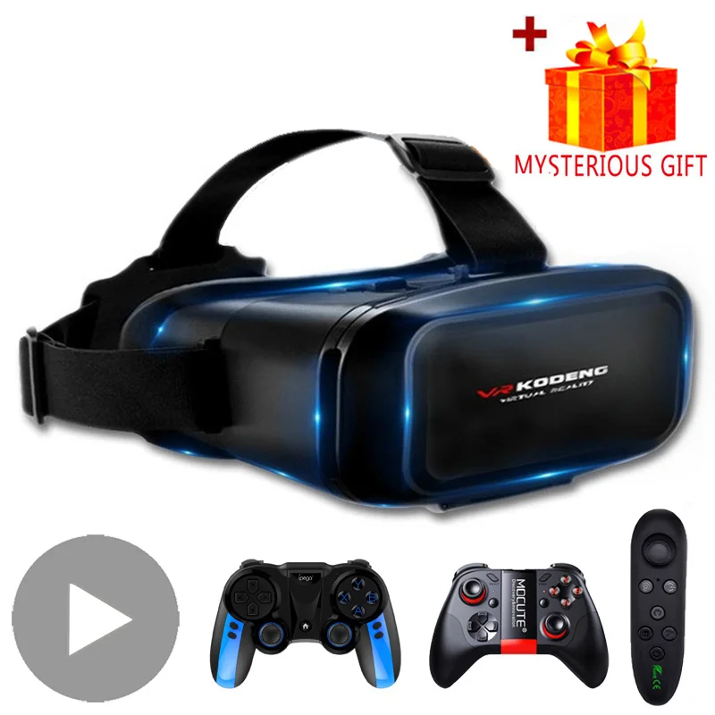 3D VR-гарнитура умные очки виртуальной реальности шлем для iPhone смартфонов Android