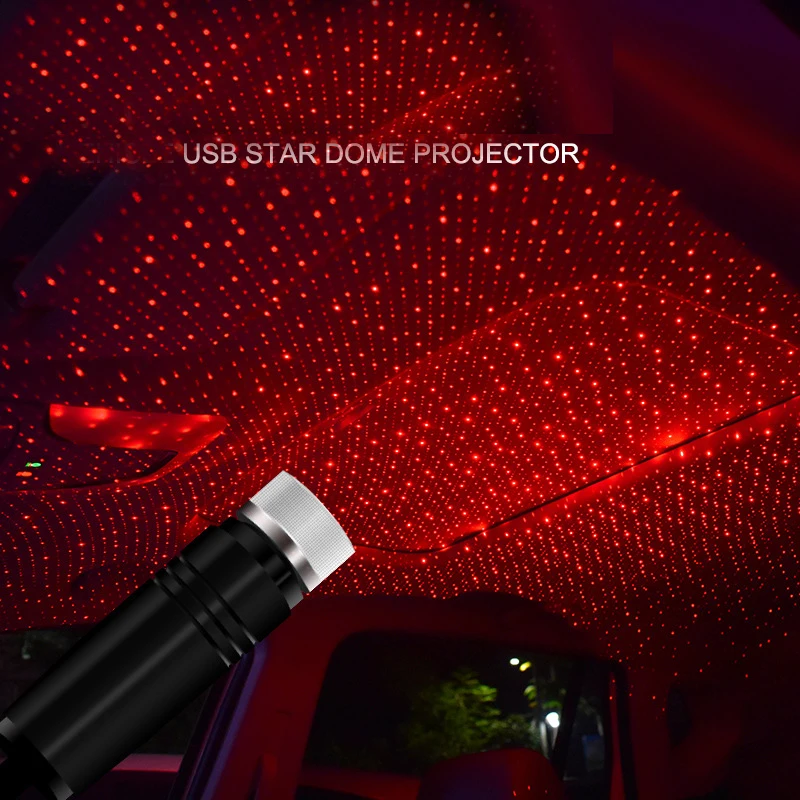 Новинка светящийся вечерние романтический USB проектор со звездами мигающая