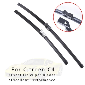 

Front and Rear Wiper Blade For Cars for Citroen C4 from 2010 2011 2012 2013 2014-2017 windscreen wiper car Accessories wholesale
