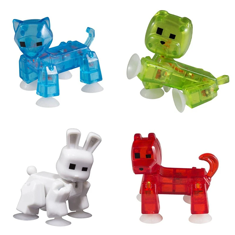

1 pcs random color BJD Model for Stikbot Animal Sucker StikBot with Movable StikBot Animation Studio Robot Toys