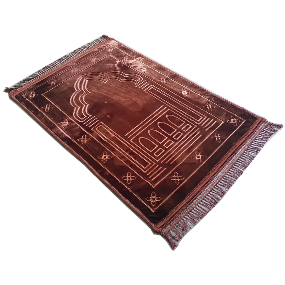 Tapis de prière de poche islamique, contre les virus, Sejadah, 70x110cm -  AliExpress