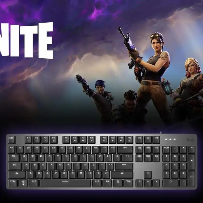 Logitech K845 104 ключи USB Проводная Подсветка Механическая игровая клавиатура для Win7/8/10