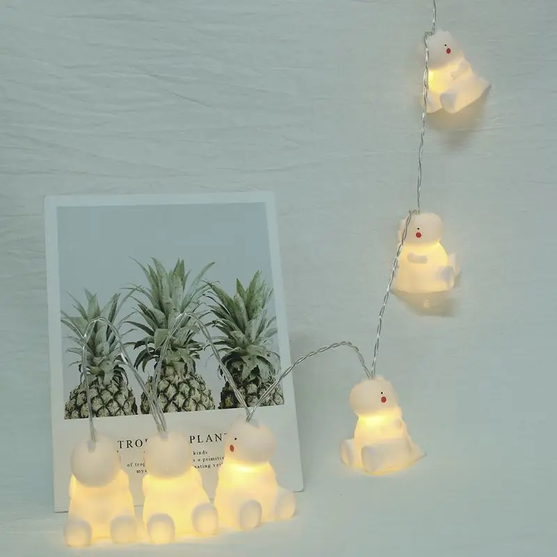 

10 LED Cute Dinosaur Decorative String Lights Litter Monster Lamp Kid's Room