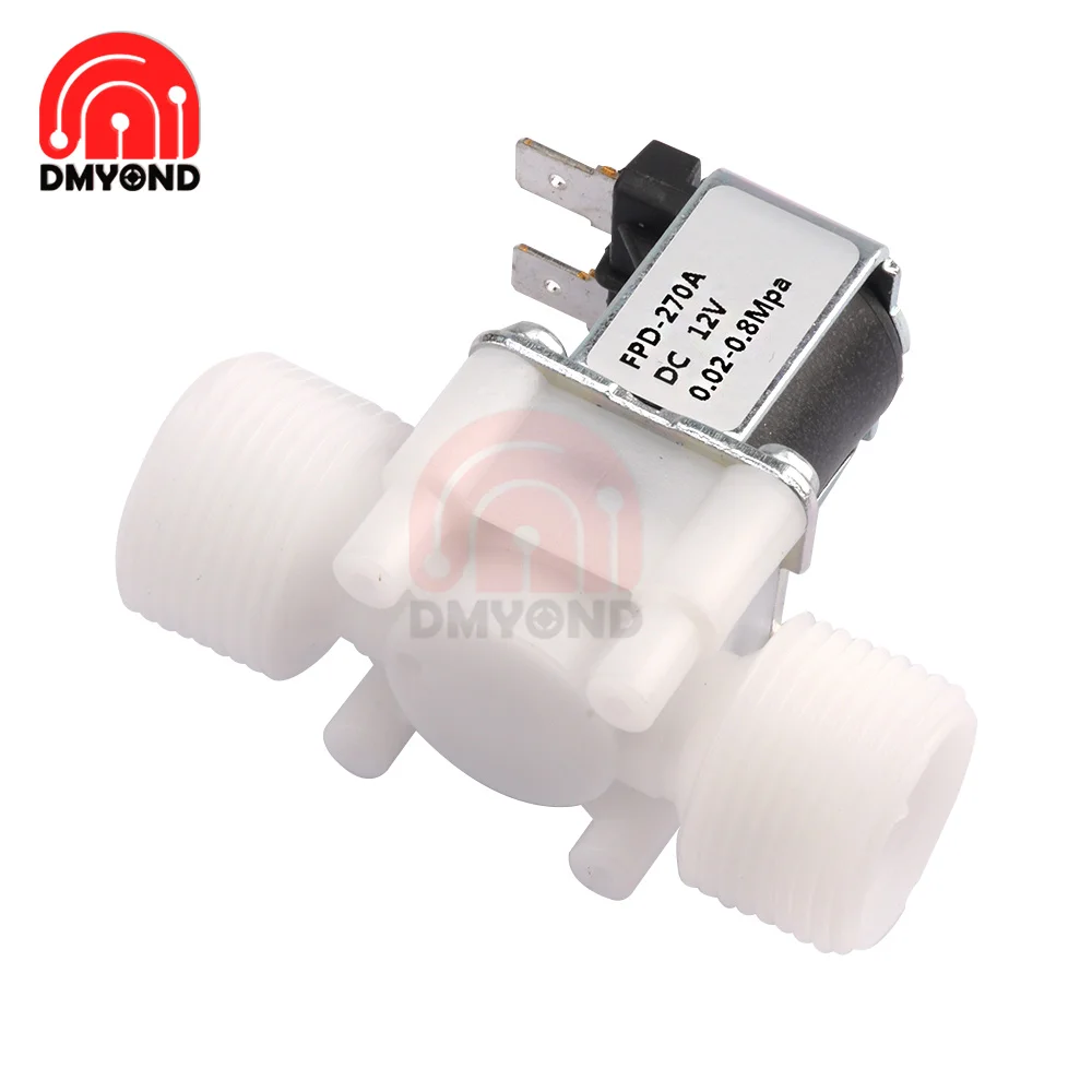 Pressure Controller Switch1/2 Plastic Solenoid Valve 12V 24V 220V Magnetic Washing Machine Drinking Water Pneumatic Dispenser electric solenoid valve 1 4 3 8 1 2 3 4 1 dn8 10 15 20 25 50 normally closed pneumatic for water oil air 12v 24v 220v water