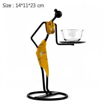 Yellow-B-Cup Strongwell китайский церемониальный чай горничной официантки подсвечник персонажа скульптура настольный домашний декорации и подарки на день рожденья - Цвет: Yellow-B-Cup