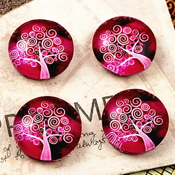 

Hot Sale 20pcs 12mm Handmade Photo Glass Cabochons E5-30