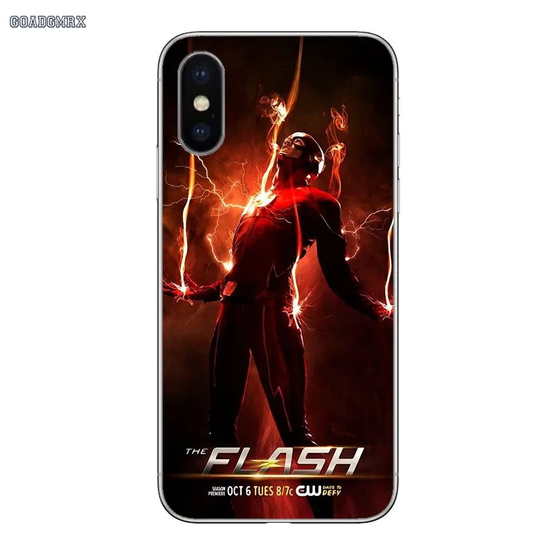 image 6 Для iPhone 11 X XR XS Pro MAX 4 4s 5 5S SE 5C 6 6S 7 8 Plus флэш Барри Аллен мягкие прозрачные чехлы - Цвет: image 6