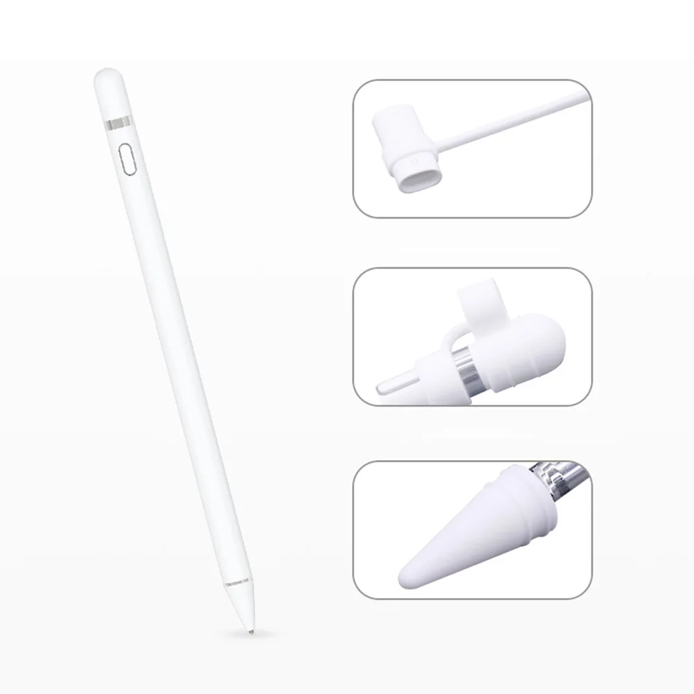 Новинка 2019 подходит для Apple Pencil 1st мягкий силиконовый колпачок защитный