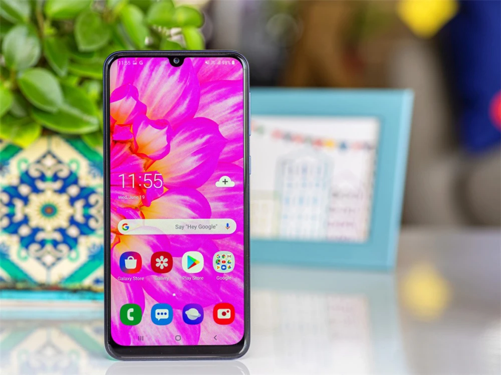 Samsung Galaxy A40s 4G LTE Android мобильный телефон Octa Core 6," Dual SIM 3 задние камеры ram 6 ГБ rom 64 Гб Exynos