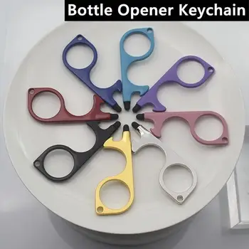 

1pcs Touchless Key Opener Doors Without Contact Metal Tools Door Touchless EDC Contact Opener Anti Door Portable Opener Hom I7C3