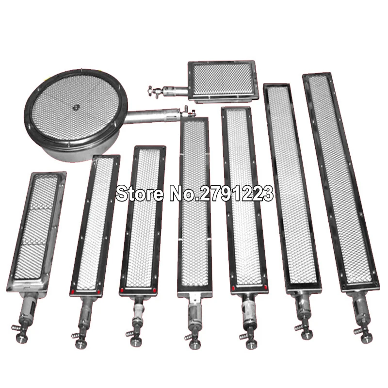 Barbecue BBQ infrared ceramic burner stainless steel ceramics gas burner alumunium plate infrared with nozzle gas burner