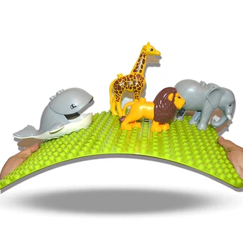 

20pcs best gifts kids educational toys Large building blocks animal zoo baby & toddler toys toys fit for Leduo Big block