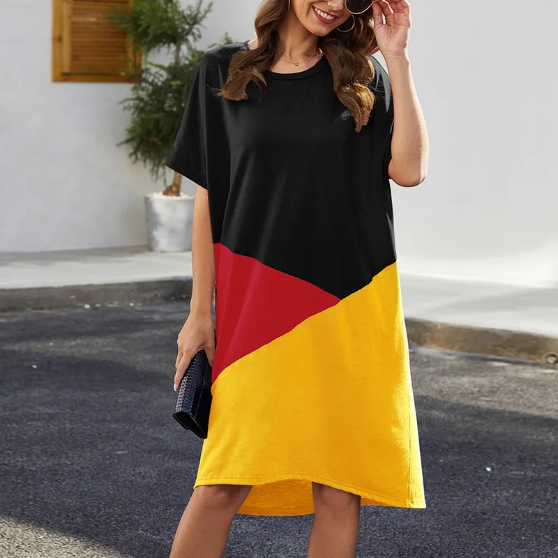 new comfortable plain long frocks