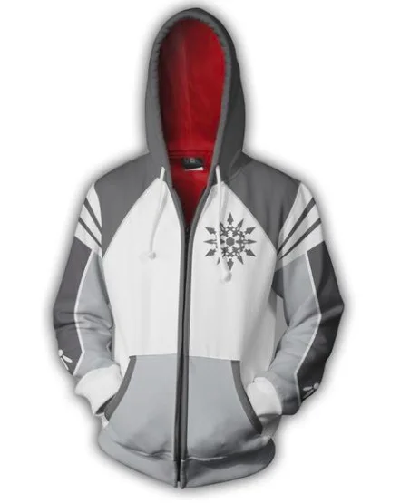 Koop 3D Rrint Anime Sweatshirts Hoodies RWBY Cosplay Kostuum Ruby Rose Crescent Rose Mannen vrouw Casual Hooded Jassen Kleding Top