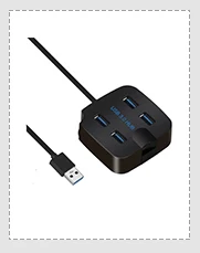 VIPATEY маленький USB2.0/USB 3,0 4 вспомогательное устройство для USB 3,0 с кронштейном для мобильного телефона, подходит для Windows 98SE/ME/2000/XP/WIN7, OS