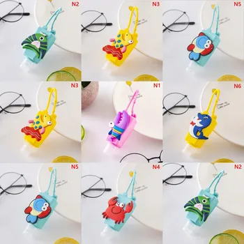 

1pc Mini Hand Sanitizer Split Bottles Portable Detachable Cover Silicone Bath Shower Hand Gel Holder