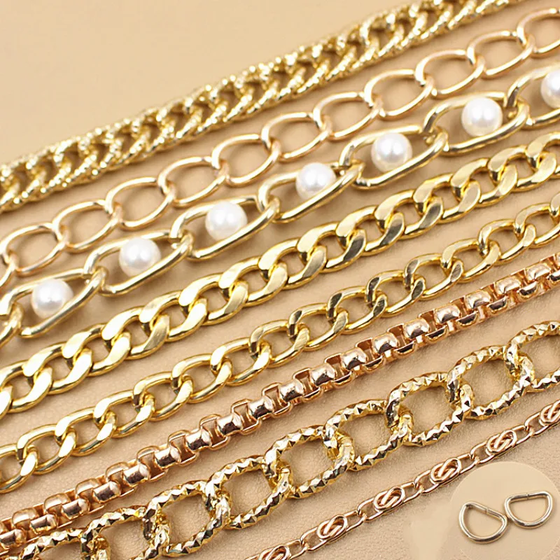 120cm Metal Purse Chain Strap Handle 