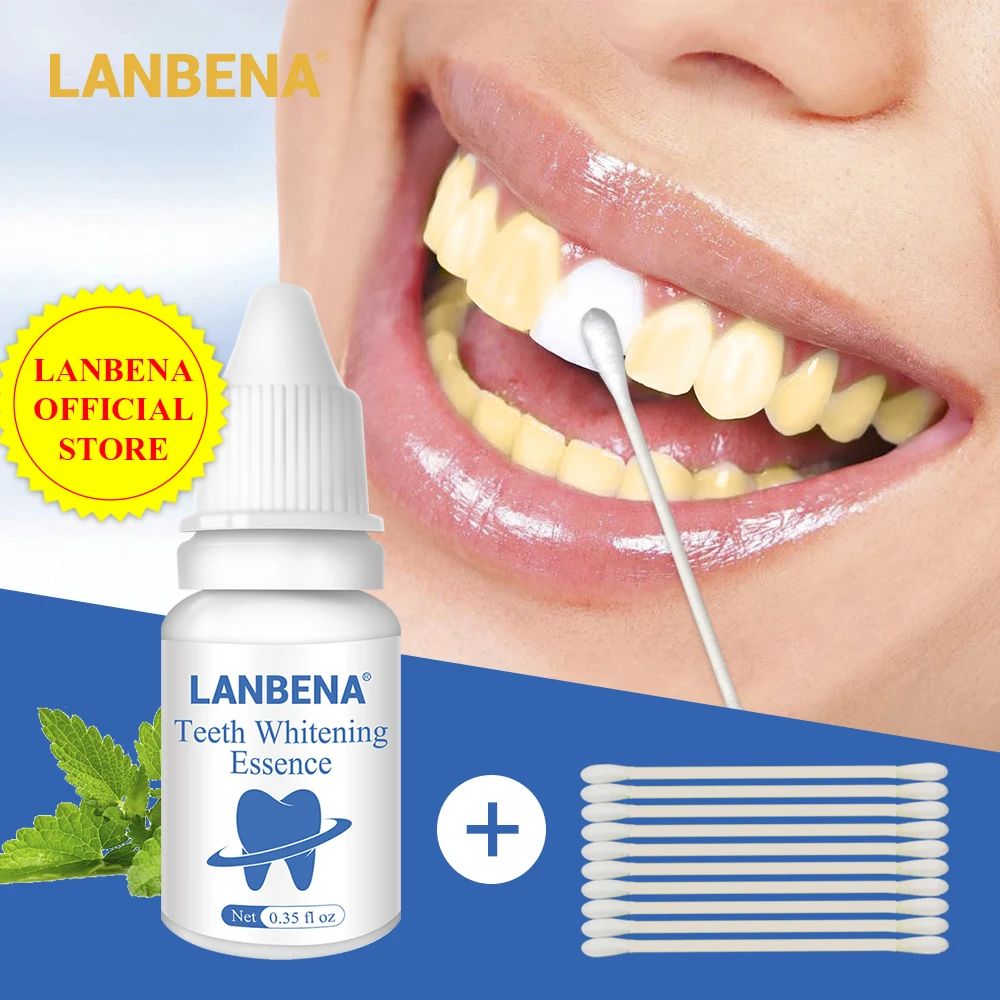 

LANBENA Teeth Whitening Essence Powder Oral Hygiene Cleaning Serum Removes Plaque Stains Tooth Bleaching Dental Tools Toothpaste