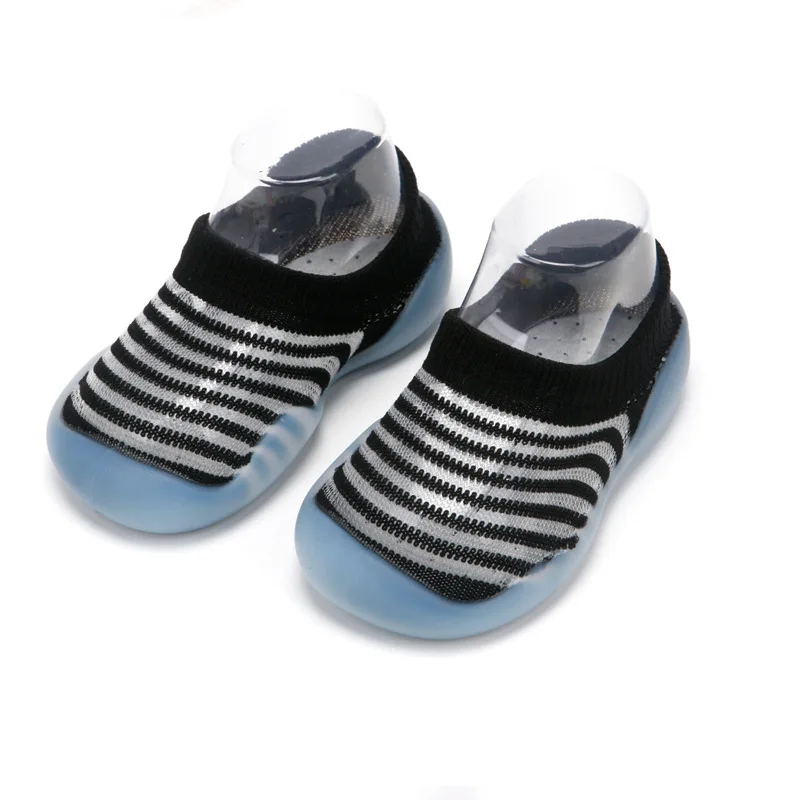 Baby Waterproof Non-slip Non-Falling Infant Ankle Sock Baby Toddler Shoes Summer Thin Viscose Shoes Soft Rubber Sole Baby Shoes
