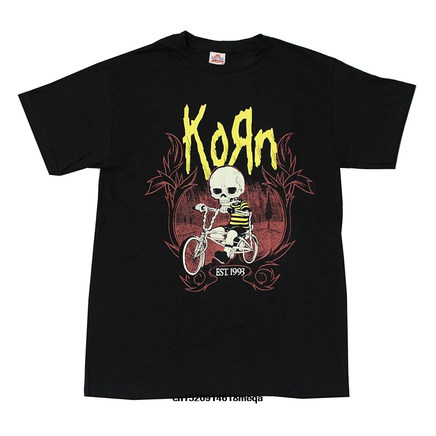 Футболка al Мужская Korn рок-группа футболка черные мужские футболки с коротким