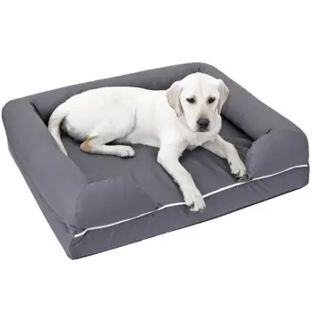 

36" Dog Bed Breathable Skin Contact Safe Sleep Soundly Memory Foam Waterproof