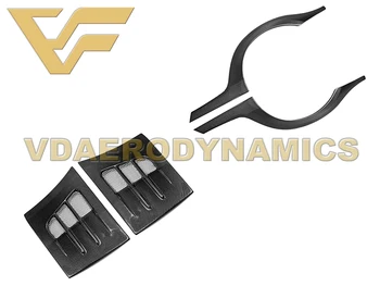 

Suitable For 08-16 Nissan GT-R R35 GTR VAD Carbon Fiber Rear Bumper Fender Flare SET - Fiberglass available