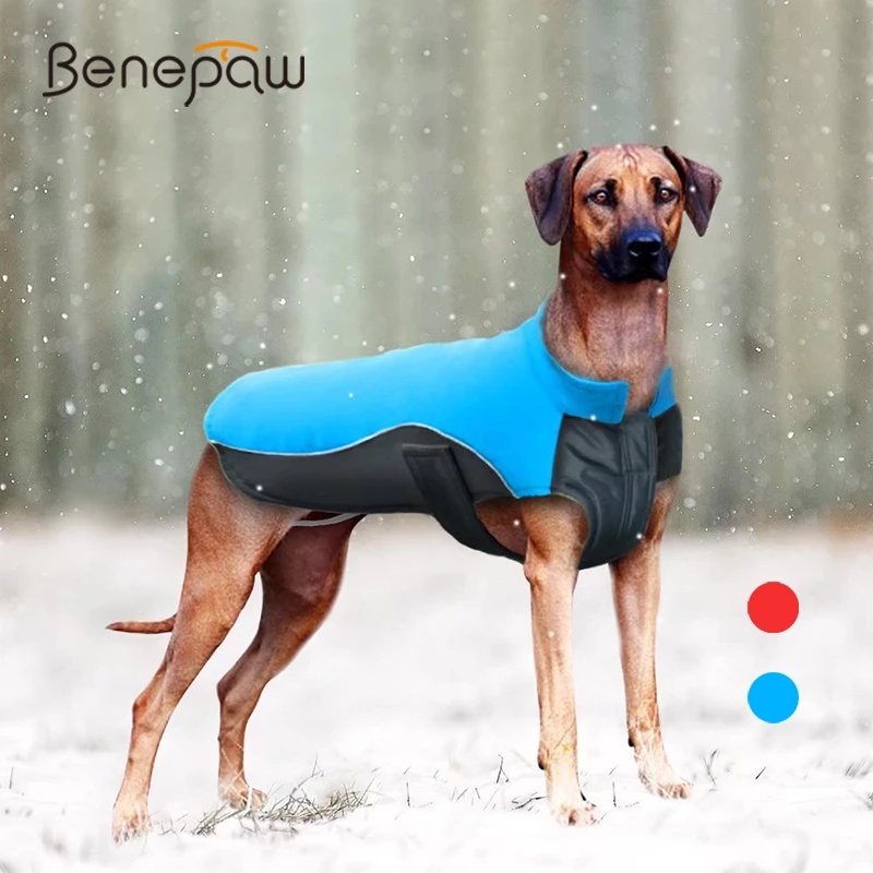 Теплая зимняя куртка для собак Benepaw светоотражающая удобная одежда маленьких