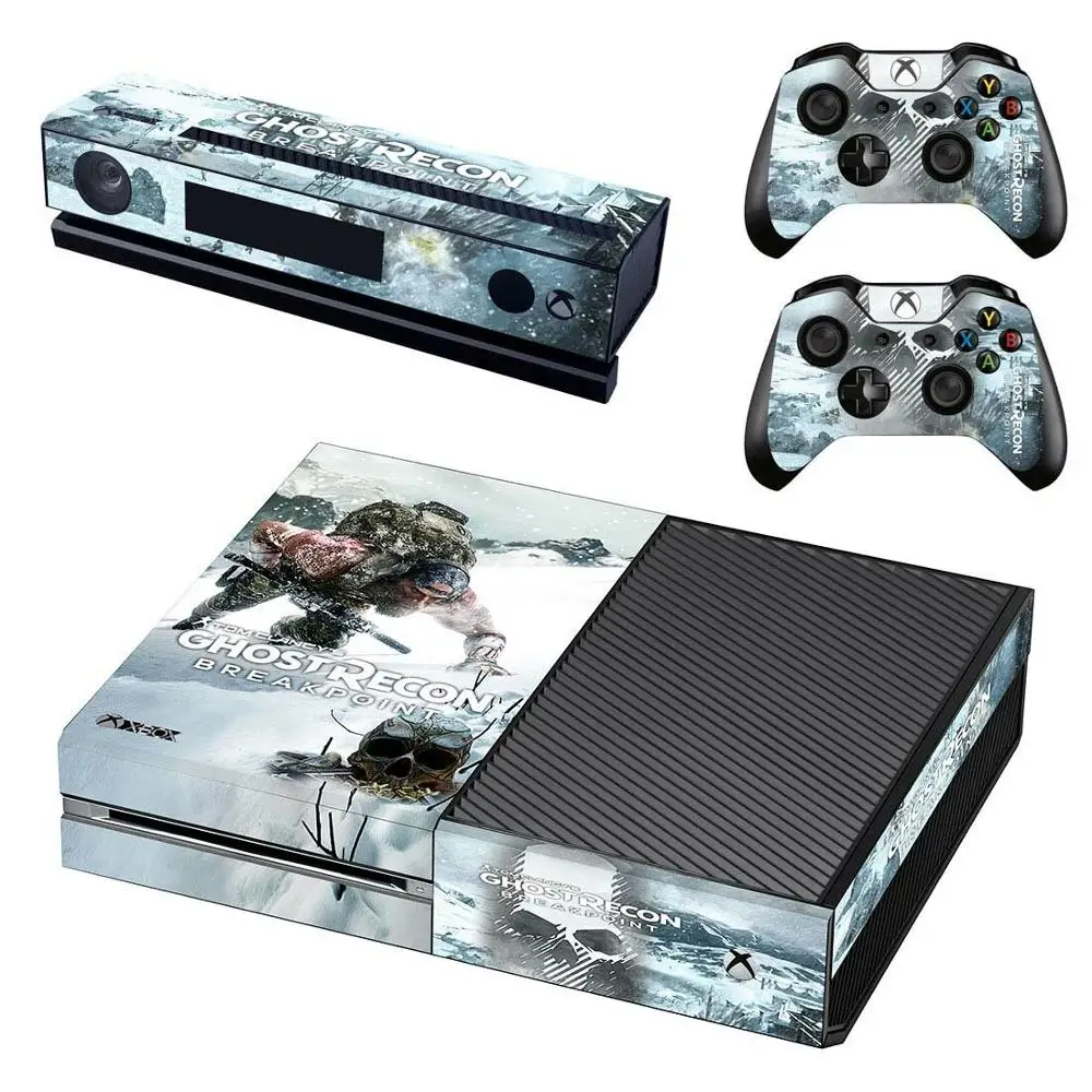 GSTM2677 Наклейка s Tom Clancy's Ghost Recon: точка обрыва для xbox one Skin Наклейка для xbox one консоль Kinect два контроллера Скины - Цвет: GSTM2677