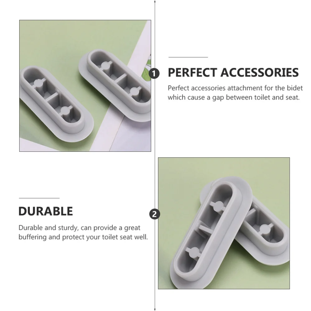 Toilet Seat Pads Replacement Stoppers Gasket Lid Parts Spacer Bumpers Anti Buffers Rubber Cushioning Pad Universal Seat