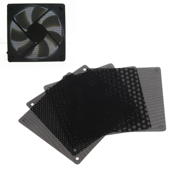 

5Pc Computer Mesh PVC Case Fan Dust Filter Dustproof Cover Chassis Dust Cover WXTB