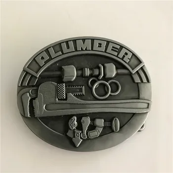 

1 Pcs Plumber Tools Cowboy Belt Buckle For Worker Men