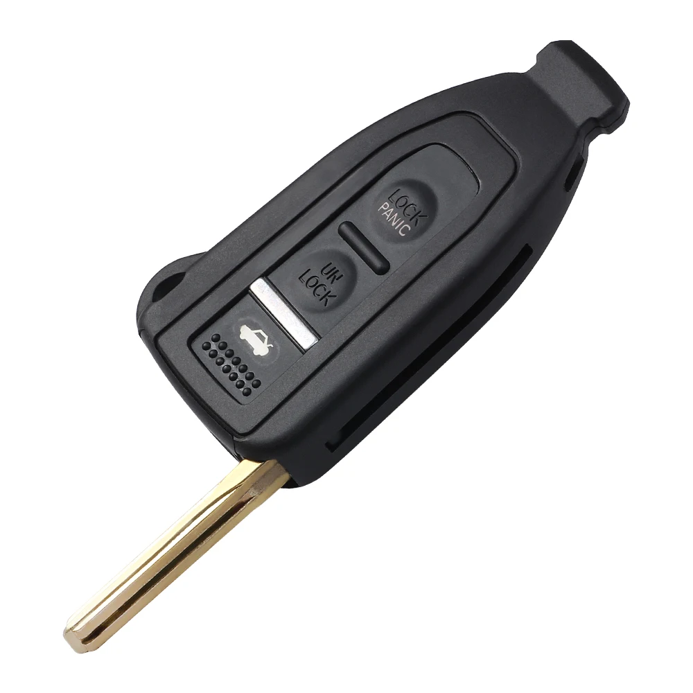 DIYKEY Smart Proximity Remote Car Key Shell Case Housing 3 Button for Lexus LS430 2002 2003 2004 2005 2006 Fob HYQ12BZE key case car key shell