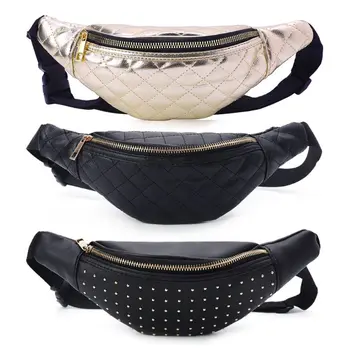 

Fashion Women Waist Bag Bum Phone Pouch Fanny Pack Running Zip Belt Chset Bags Travel