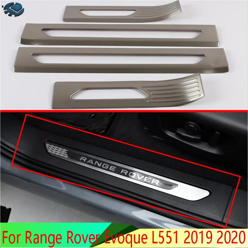 Внутренняя Панель порога из нержавеющей стали для Range Rover Evoque L551 2019 2020 защитная