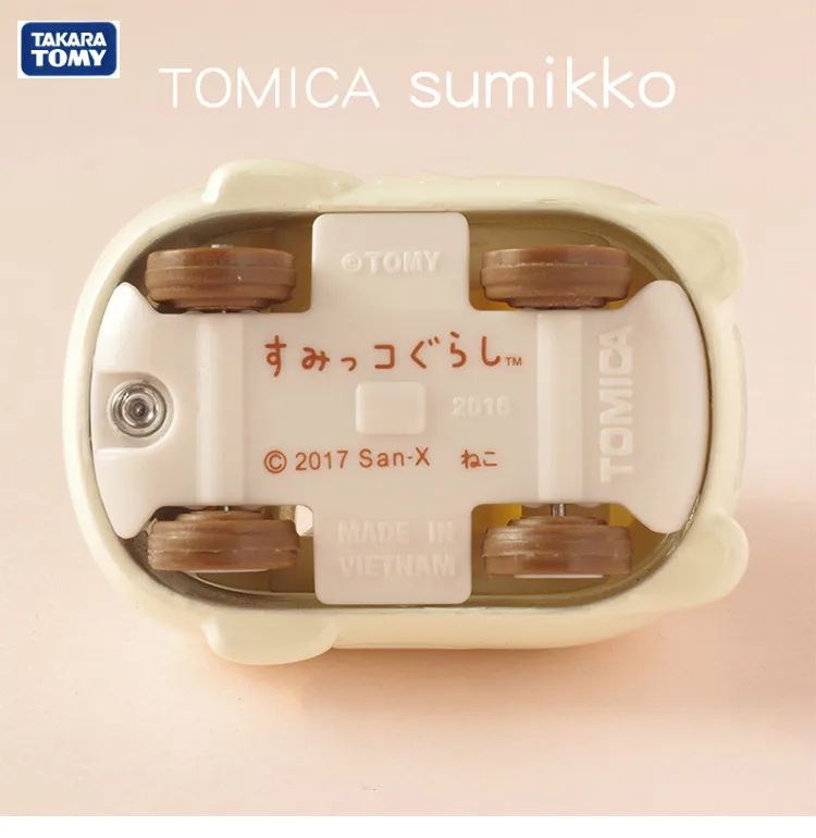 Подлинная Такара TOMY TOMICA 1: 64 Sumikkogurashi Sumikko 4 разных стиля, модель автомобиля, игрушки, изысканные подарки, игрушки для детей