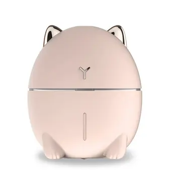 

Cute Cat 200ml Mini USB Atomizer Humidifier with LED Silent Lamp for Home Office Atomizer For Bedroom