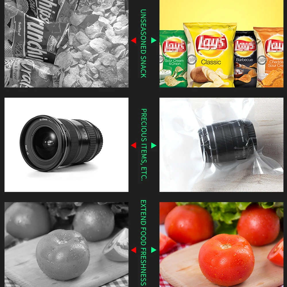 Автоматическая вакуумная упаковочная машина FUNHO для пищевых продуктов 220 В/110 В с