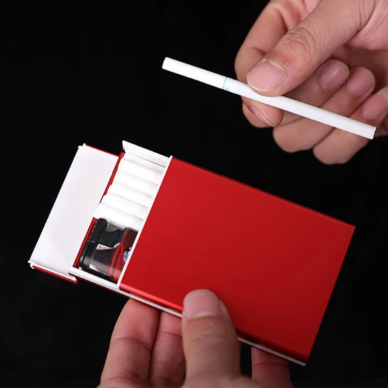 Тонкий чехол для сигарет ультратонкая модная коробка оригинальная