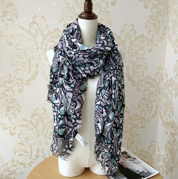 new German Brand Womens High Quality Scarf womens scarves, Autumn fashion scarves Shawl - Цвет: Озерный синий