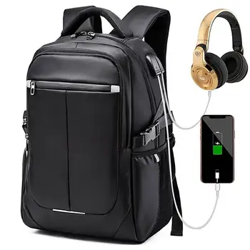 

Anti Theft Laptop Backpack 2020 New Men Women Backpacks Travel Business with Earphone & USB Charging Port School Shoulder Bags