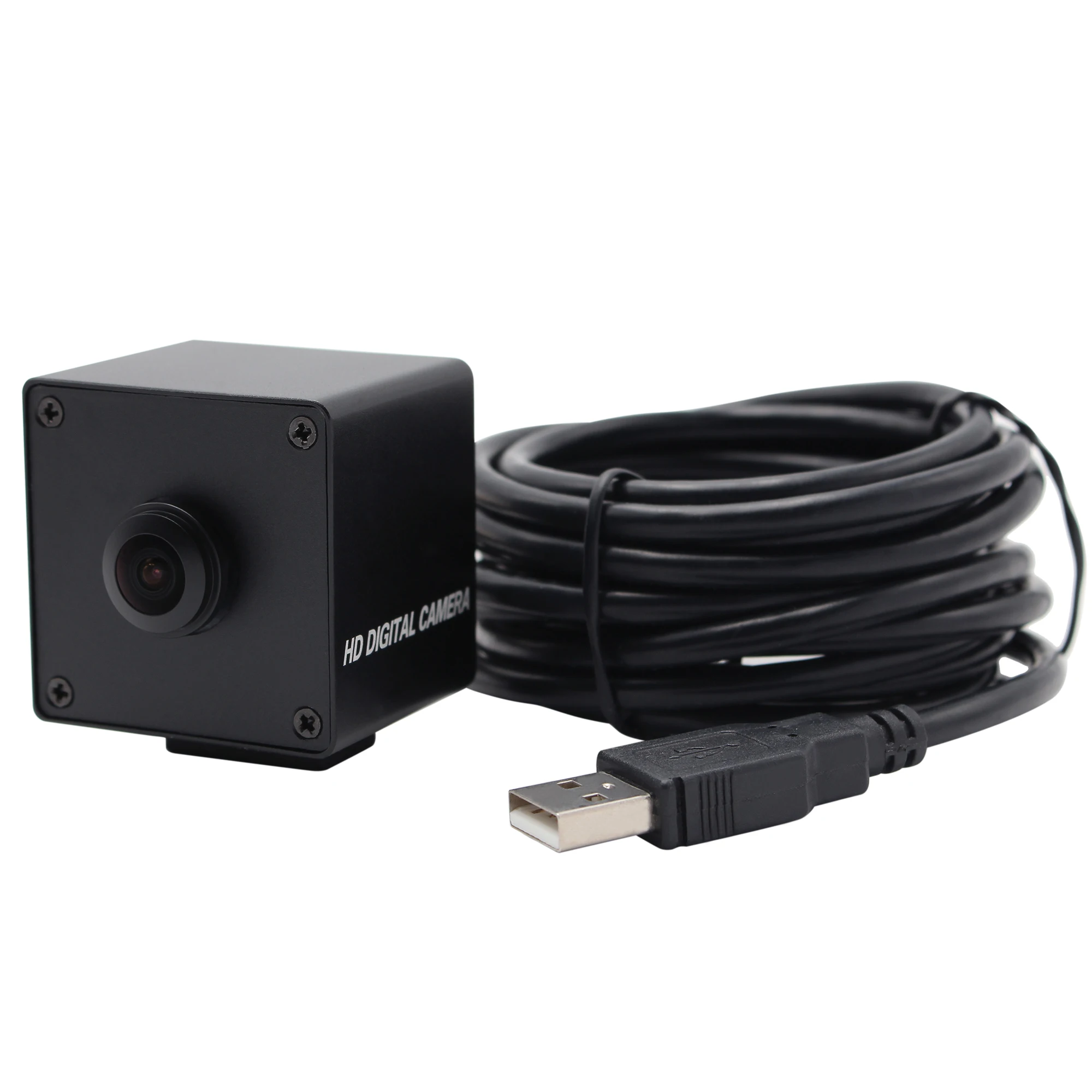 Широкоугольная USB камера 4K CMOS Sony IMX415 широкоугольная веб рыбий глаз с углом обзора