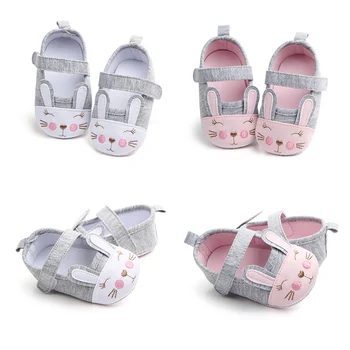 

New Baby First Walkers Shoes Baby Girl Non-slip Soft-soled Toddler Shoes Patch Princess Shoes