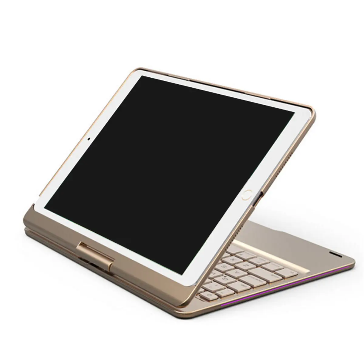 

For apple iPad Pro 9.7 / iPad Air 1/Air 2 9.7'/10.5' universal keyboard foldable Bluetooth wireless keyboard Flip Fold Backlight
