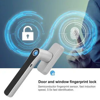

Fingerprint Window Handle Smart Biometric Fingerprint Window Handle Children Anti-Falling Safety Lock
