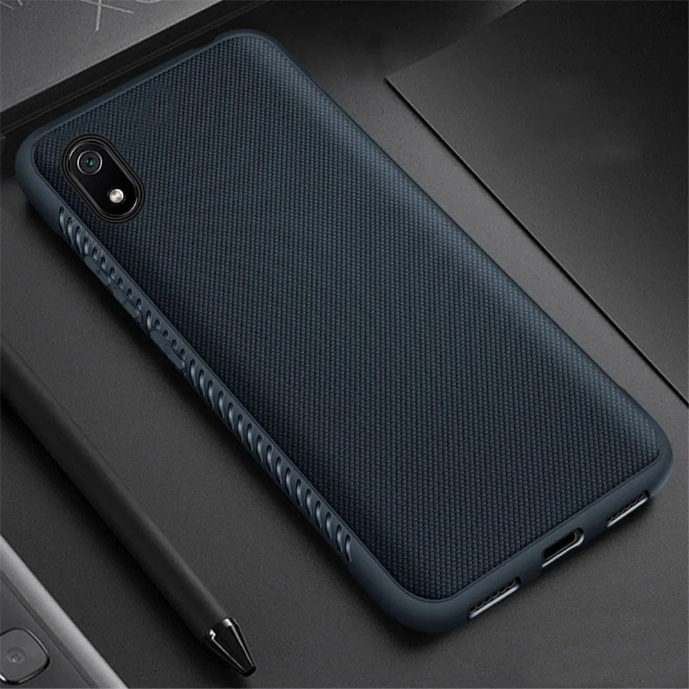 xiaomi Redmi 7A чехол 5.45 дюймов тонкий против скольжения матовый мягкий силиконовый доспех защитный чехол для на xiaomi Redmi 7A чехол на Redmi 7 A чехол обложка телефона сумка